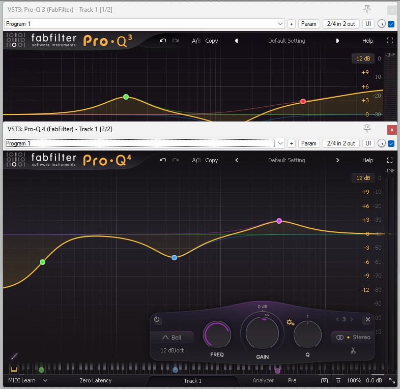 Fabfilter Pro-Q 3 + Pro-Q 4 upgrade